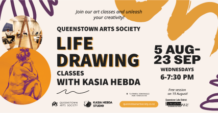 Te Wāhi Toi - QAS Life Drawing Classes with Kasia Hebda - 2 September